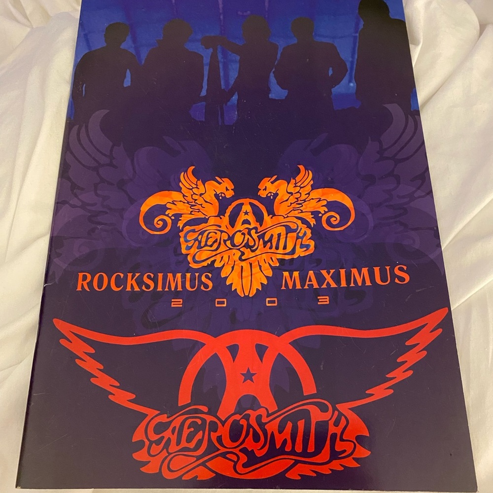 Aerosmith 2003 Rocksimus Maximus Tour Book